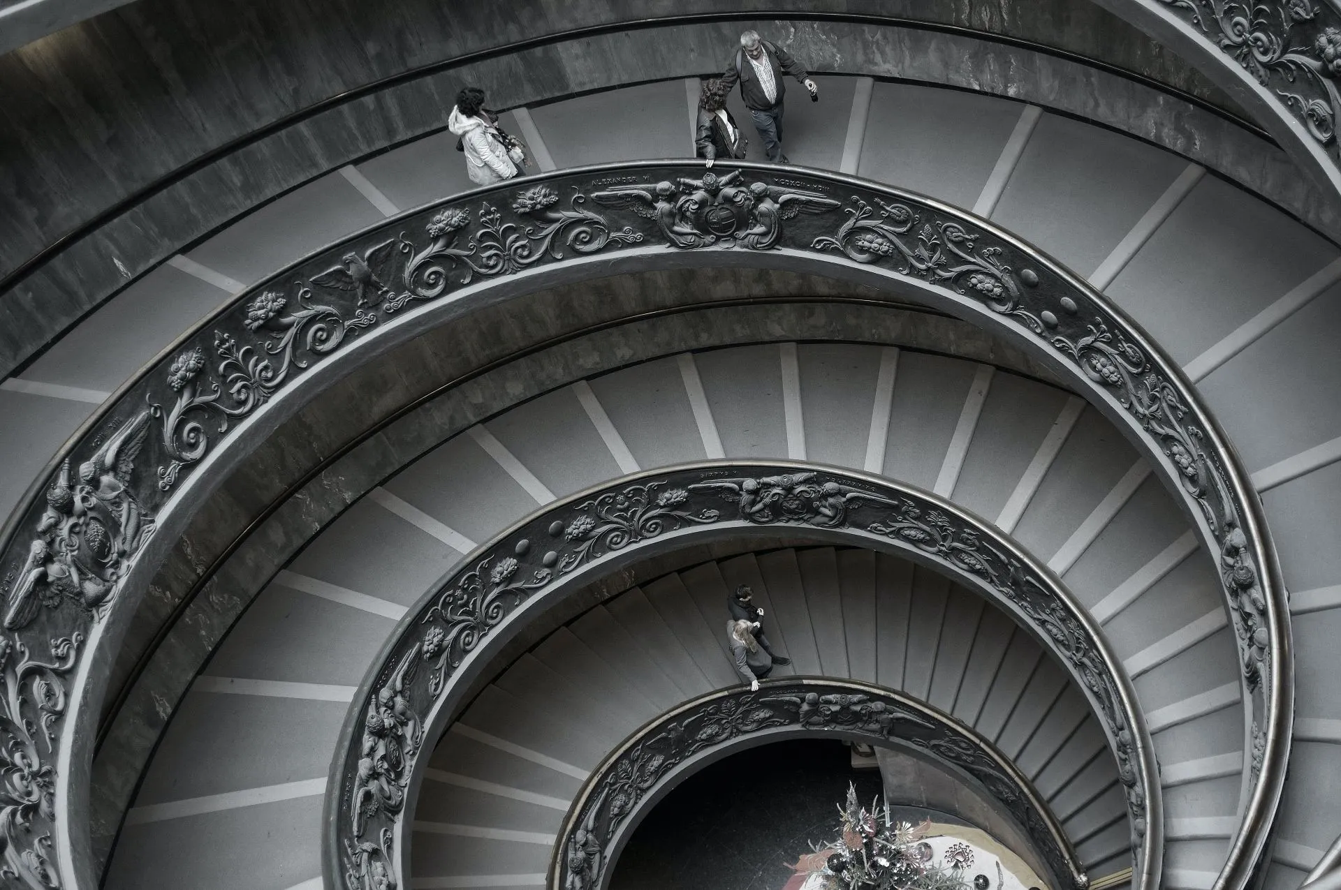 Vatican rotunda steps